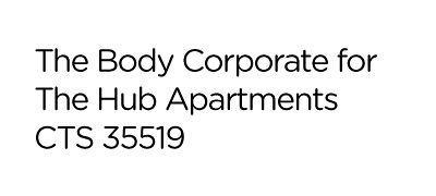 The Body Corporate for The Hub Apartments CTS 35519
