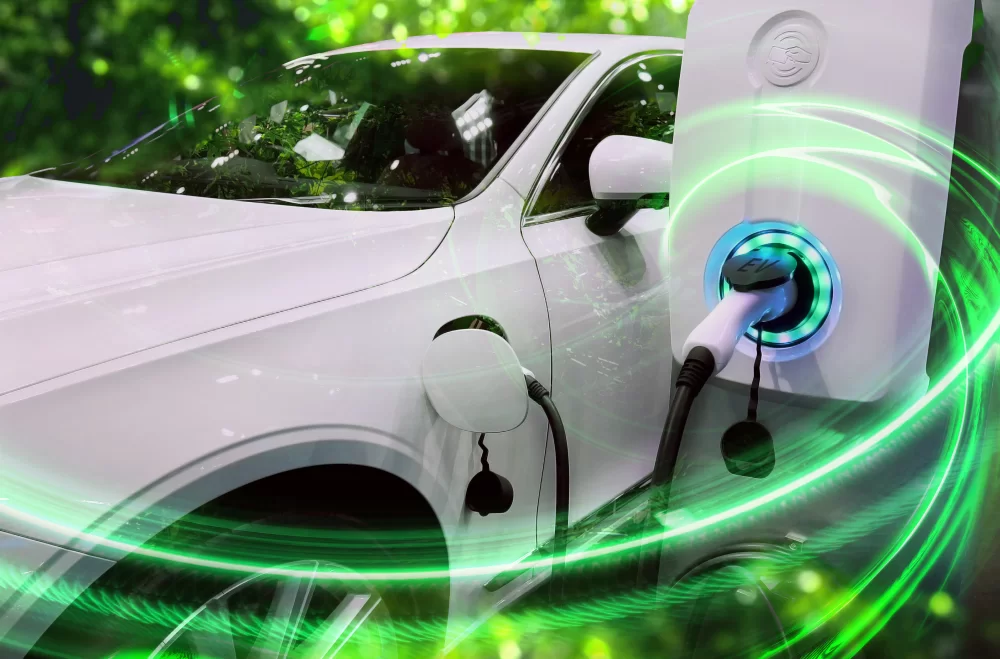Electric vehicles on the charge