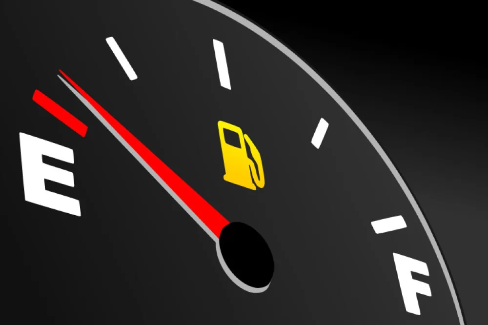 Leave some in the tank!