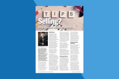 Selling Management Rights - be prepared well in advance